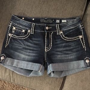 Miss me cuffed shorts.